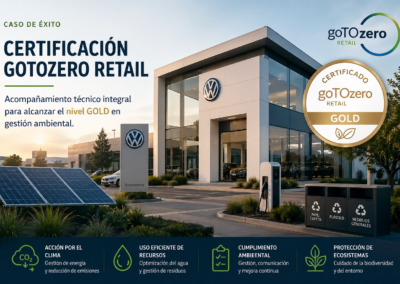 Certificación GoTOzero Retail: acompañamiento técnico para alcanzar el nivel “Gold” en gestión ambiental