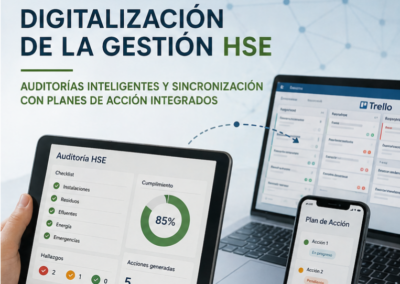 Digitalización de la gestión HSE: auditorías inteligentes y sincronización con planes de acción integrados