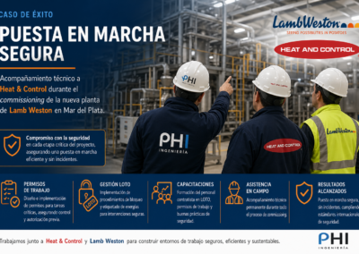 Puesta en marcha segura en la industria alimentaria: acompañamiento técnico durante el commissioning de la planta de Lamb Weston en Mar del Plata